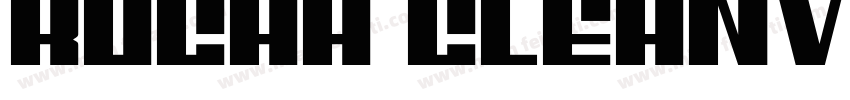 Kocha CleanVersion 1014Fontself M字体转换